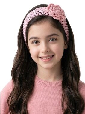 Baby / little girl pink headband